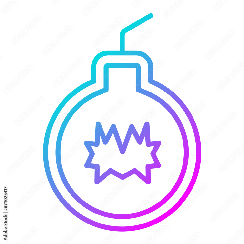 Obraz premium Bomb Icon