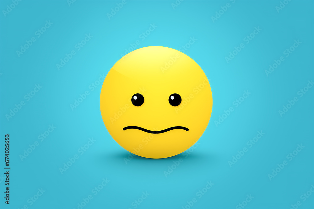 Smiley traurig KI Smiley traurig KI