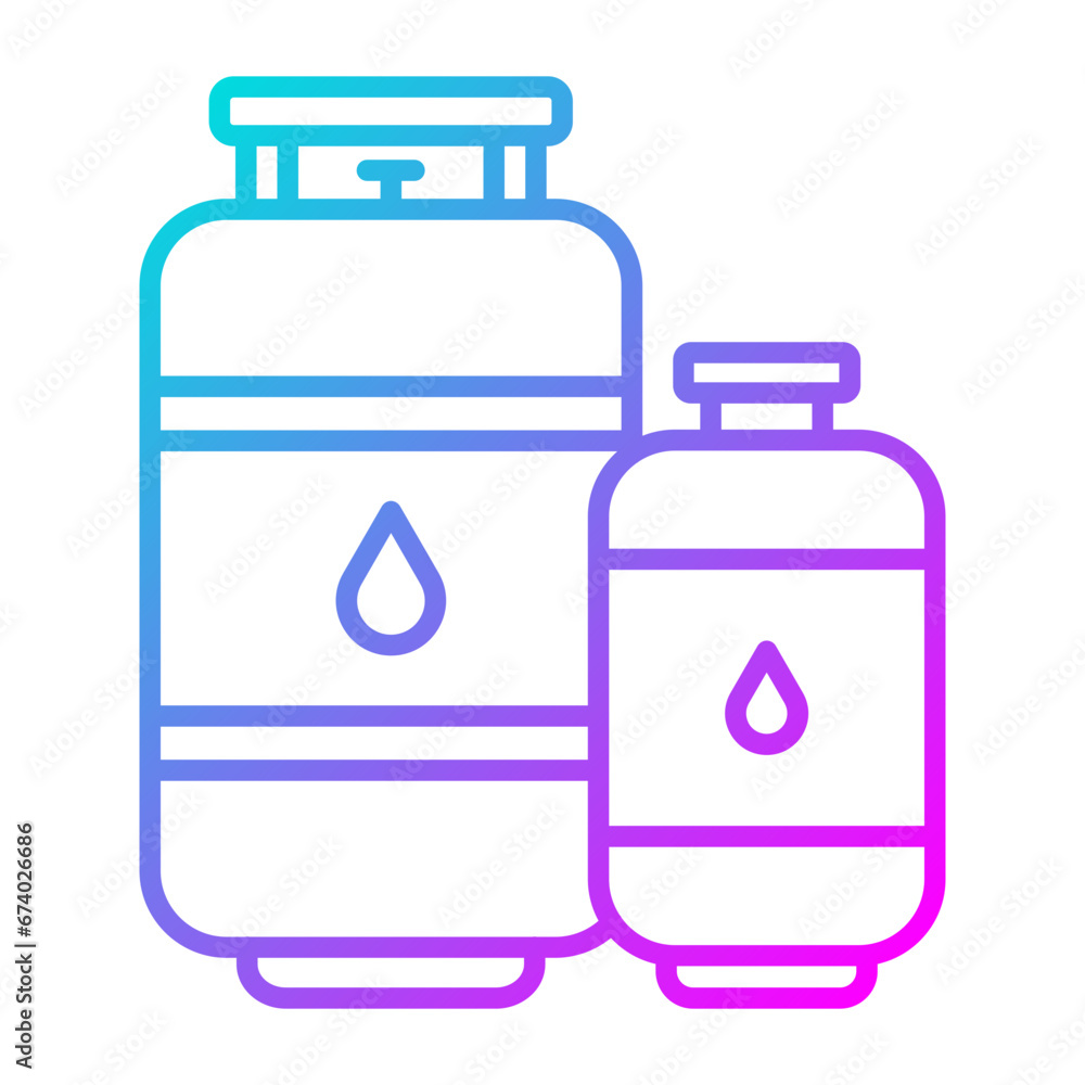 Gas Cylinders Icon Gas Cylinders Icon