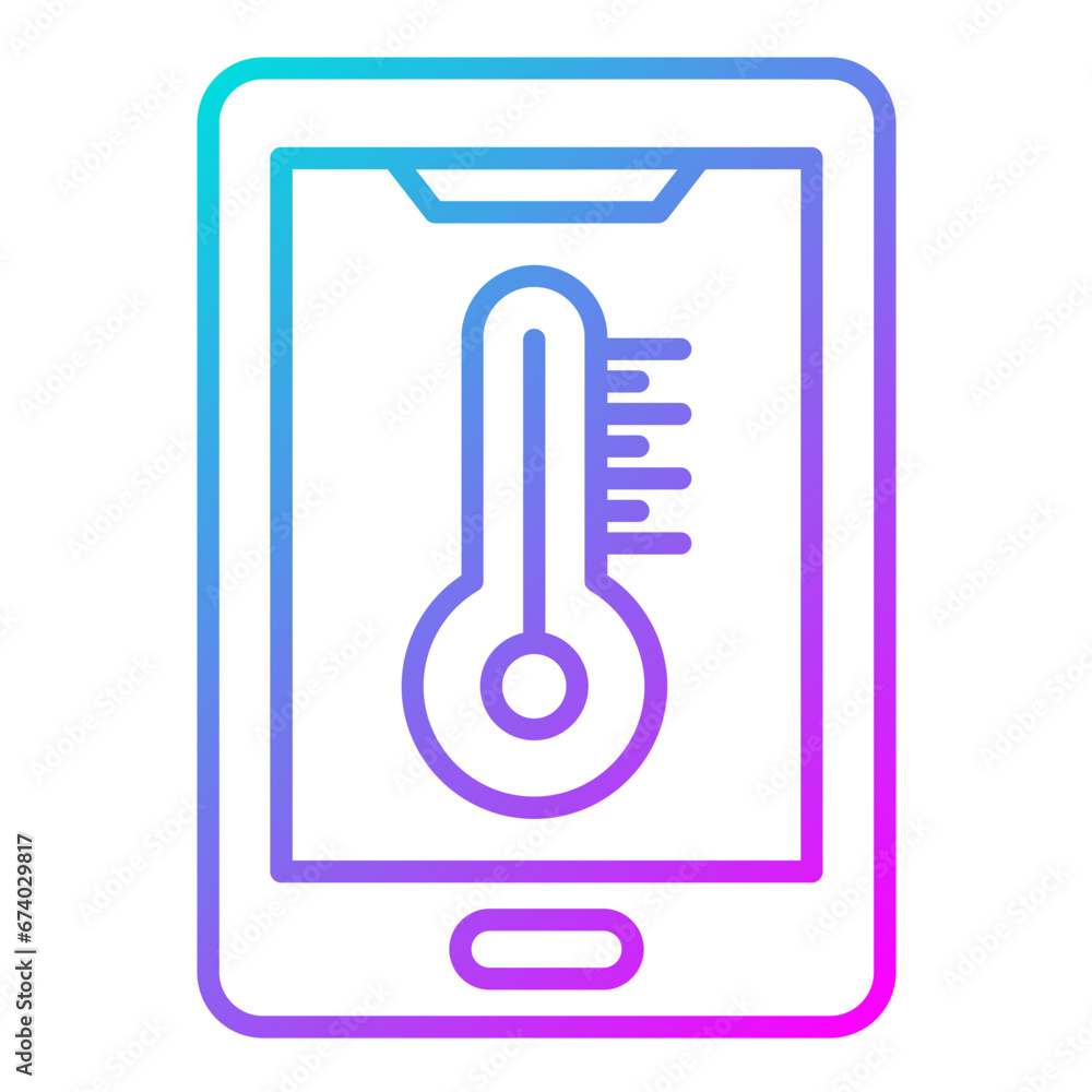 Smart Temperature Icon Smart Temperature Icon