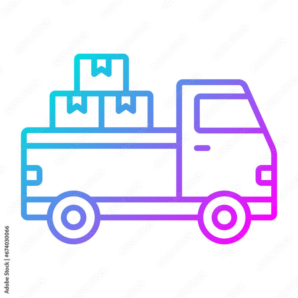 Obraz premium Freight Icon