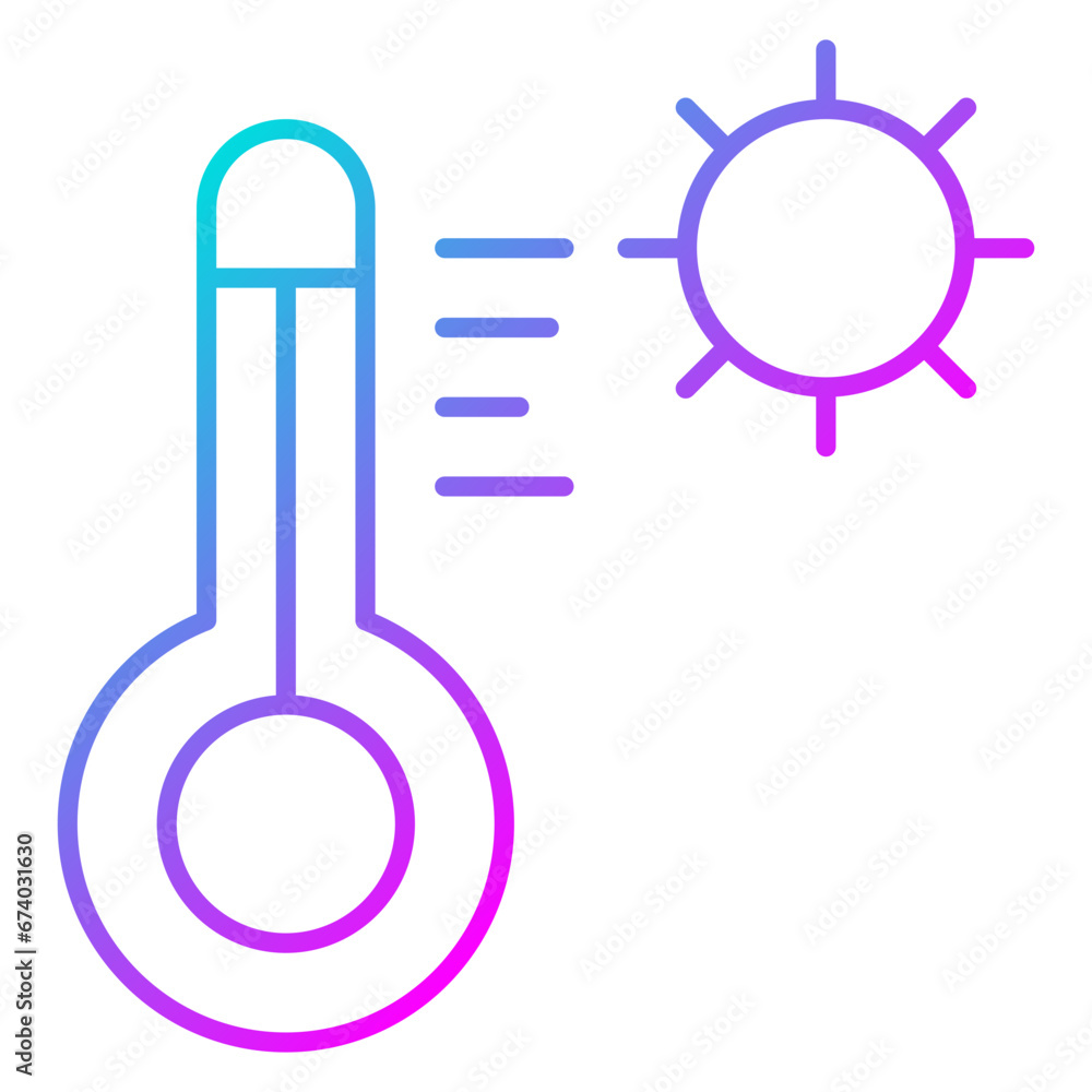 Desert Hot Weather Icon Desert Hot Weather Icon