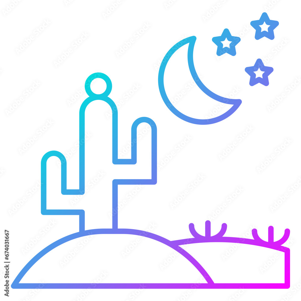 Desert Night Icon