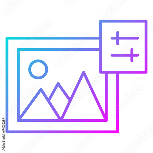 Photo Editing Icon