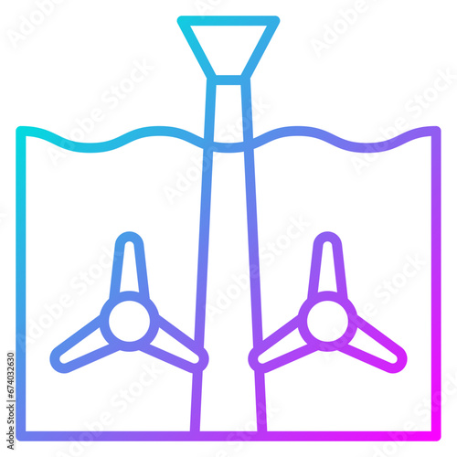 Tidal Power Icon