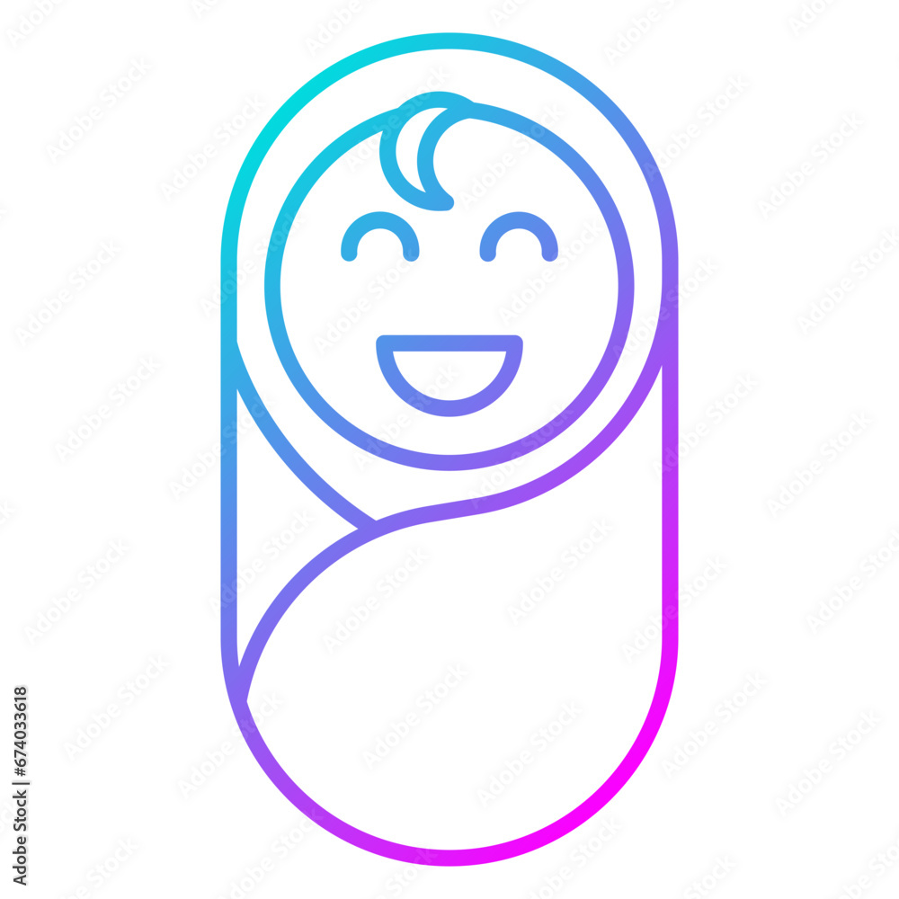 Baby Smile Icon Baby Smile Icon