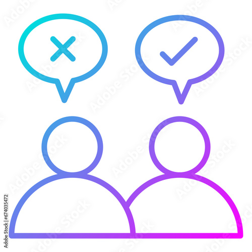 People Disagree Icon