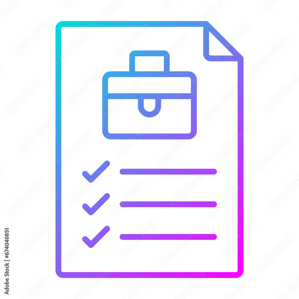 Job Description Icon Job Description Icon