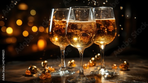 Cheers Our Great Party, Bright Background, Background Hd