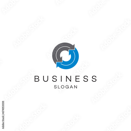 Business digital technology consultant corporate abstract flat minimal modern round circle geomatic international typography nature health Finacial education people energy logo design brand identity 