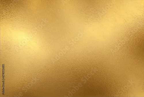 Gold foil leaf texture. Glass effect. Gold background. Abstract illustration