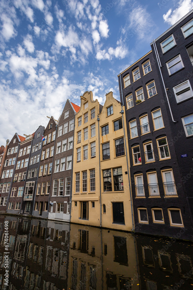 Amsterdam canals during the day