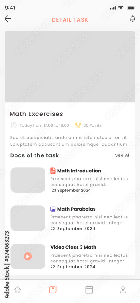 Kids Task Tracking, Math, Art and Science Exercises, Child Chores and Tasks App UI kit Template Kids Task Tracking, Math, Art and Science Exercises, Child Chores and Tasks App UI kit Template