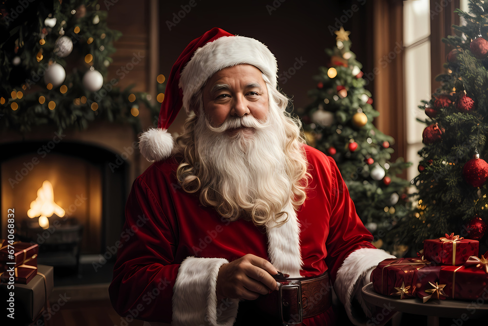 Beautiful Santa Claus Illustration Picture Beautiful Santa Claus Illustration Picture