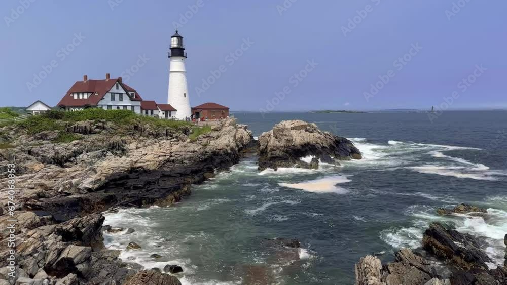 Portland Head Light lighthouse in Cape Elizabeth, Maine Portland Head Light lighthouse in Cape Elizabeth, Maine
