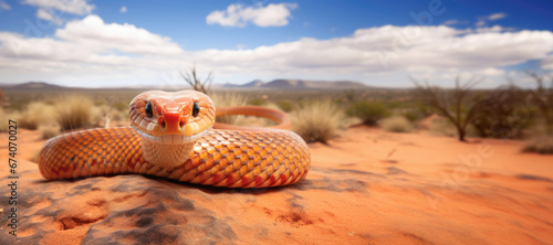 An outdoor encounter with a snake provides a glimpse into the world of these intriguing and potentially deadly predators. photo