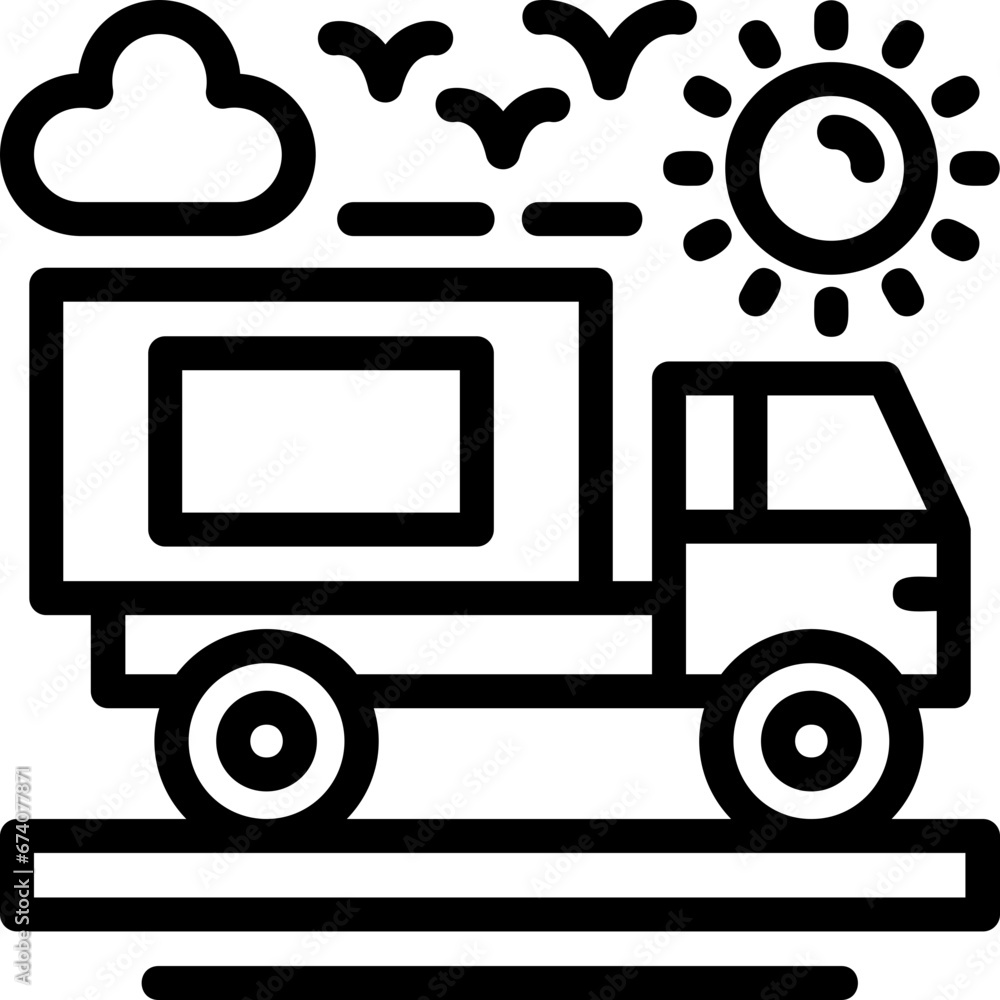 Delivery truck Icon Delivery truck Icon