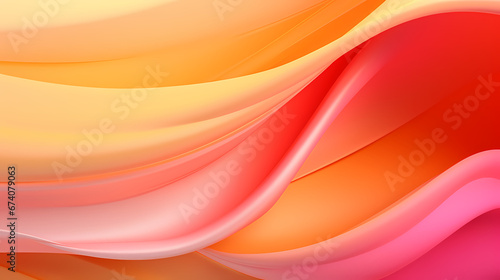 Digital technology orange yellow pink abstract poster web page PPT background