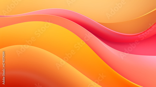 Digital technology orange yellow pink abstract poster web page PPT background