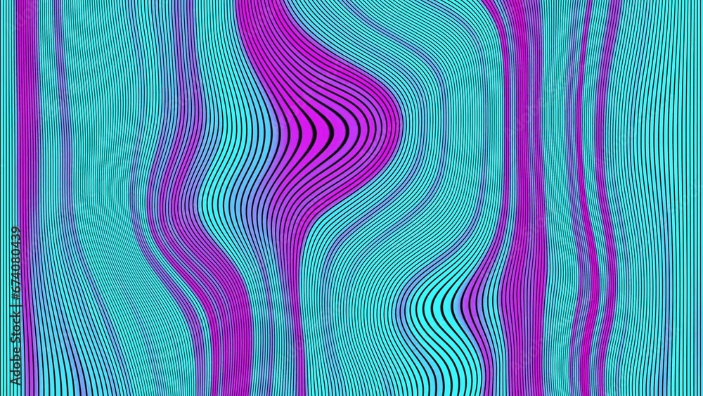 Wavy Ripple Abstract Lines Animated Wavy Ripple Background Stock Template | Adobe Stock