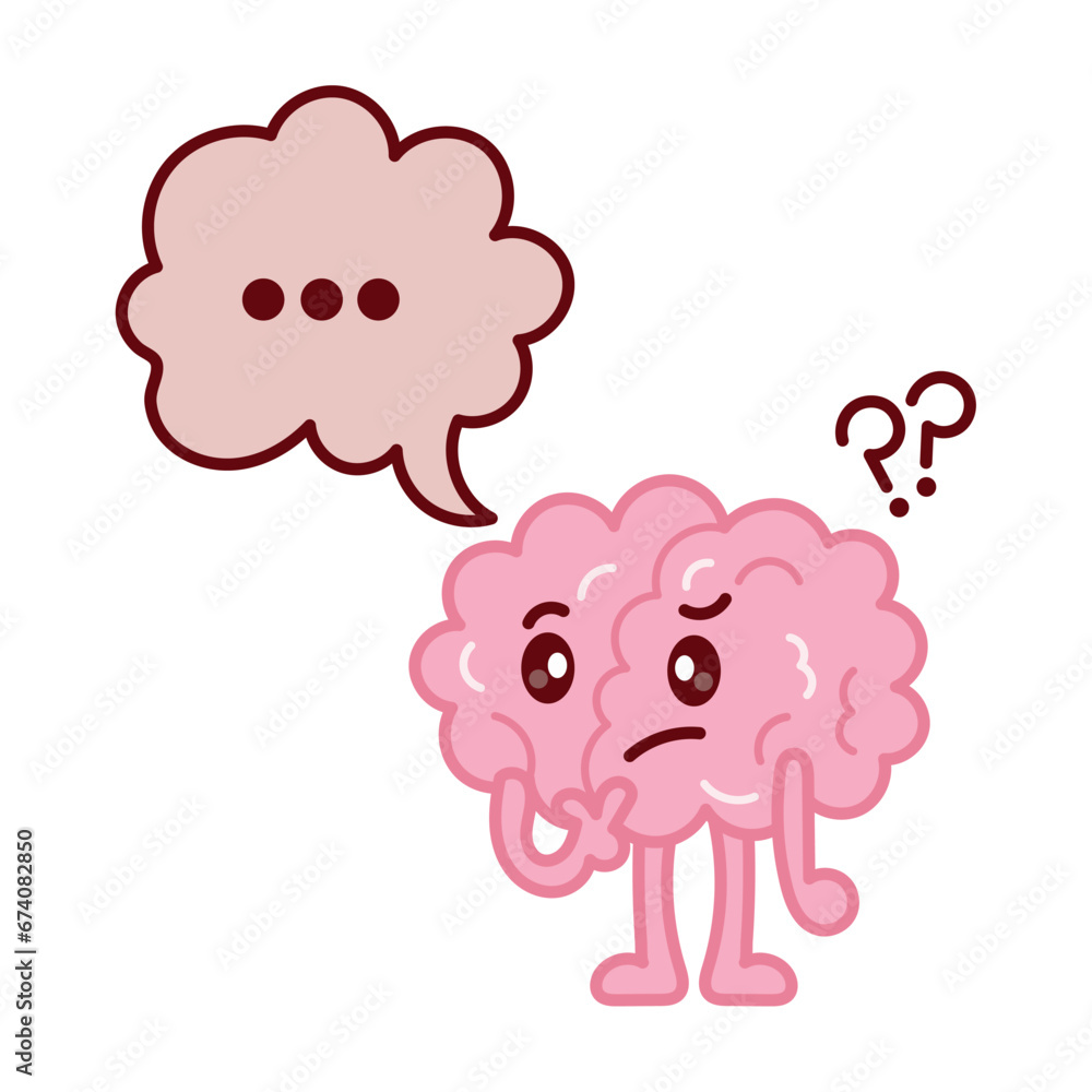 cartoon brain thinking cartoon brain thinking