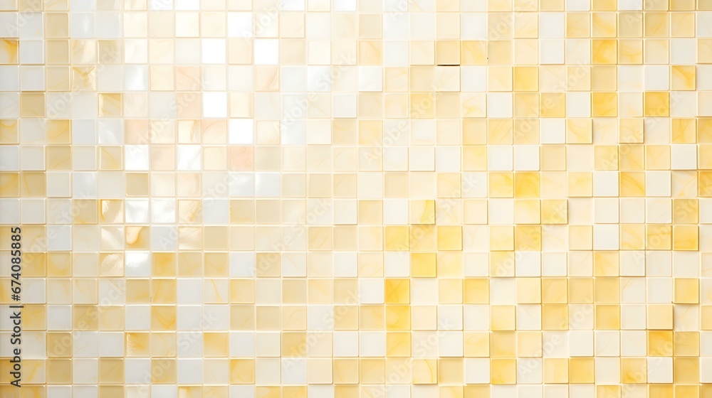 Texture of Mosaic Tiles in light yellow Colors. Rustical Background Texture of Mosaic Tiles in light yellow Colors. Rustical Background