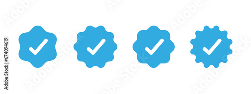 Verified badge profile verification icon