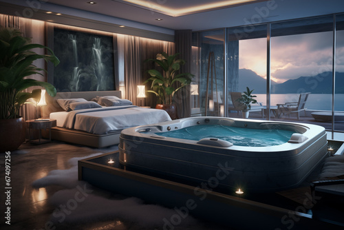 luxury hotel pool © Bendix