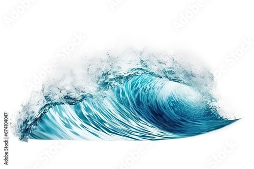 Wave tube isolated on white background © neirfy