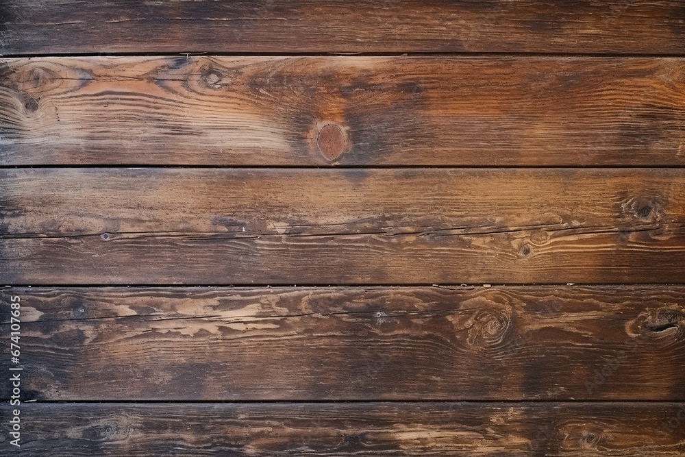 Naklejka premium old wood background, generative ai 