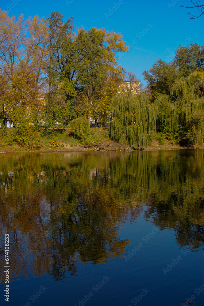 Obraz premium lake in autumn