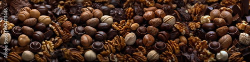  Image of different delicious chocolates candies