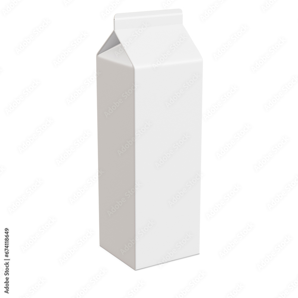 a white image of a milk pack isolated in a default background a white image of a milk pack isolated in a default background