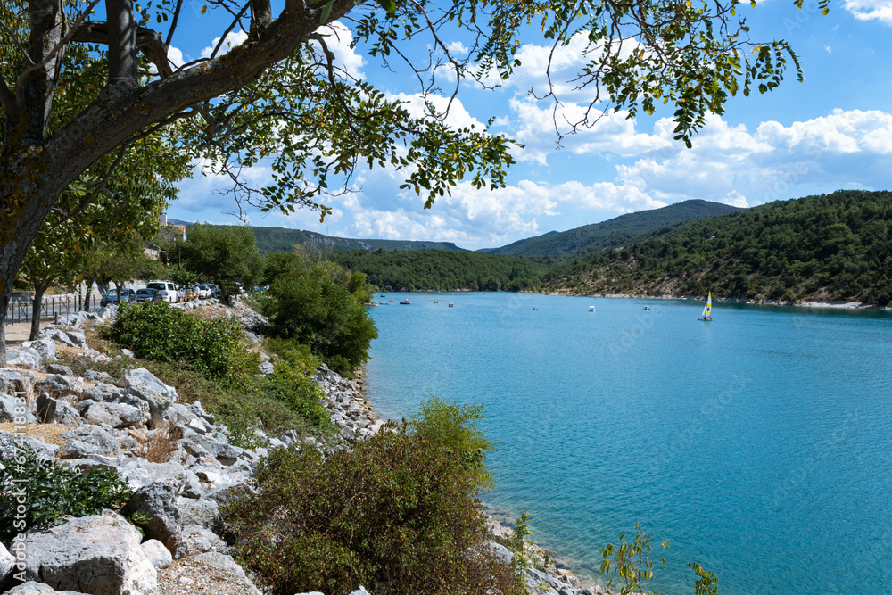 The beautiful lake of Sainte-croix in France.
Made on my tour trough france in summer 2020