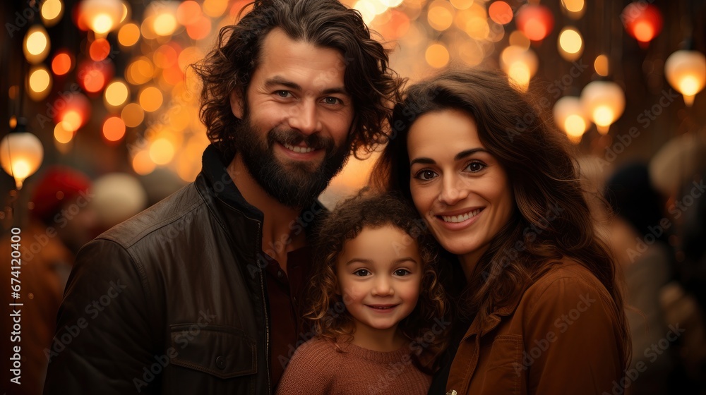 Happy Family Looks Beautiful Colorful Holiday, Bright Background, Background Hd Happy Family Looks Beautiful Colorful Holiday, Bright Background, Background Hd