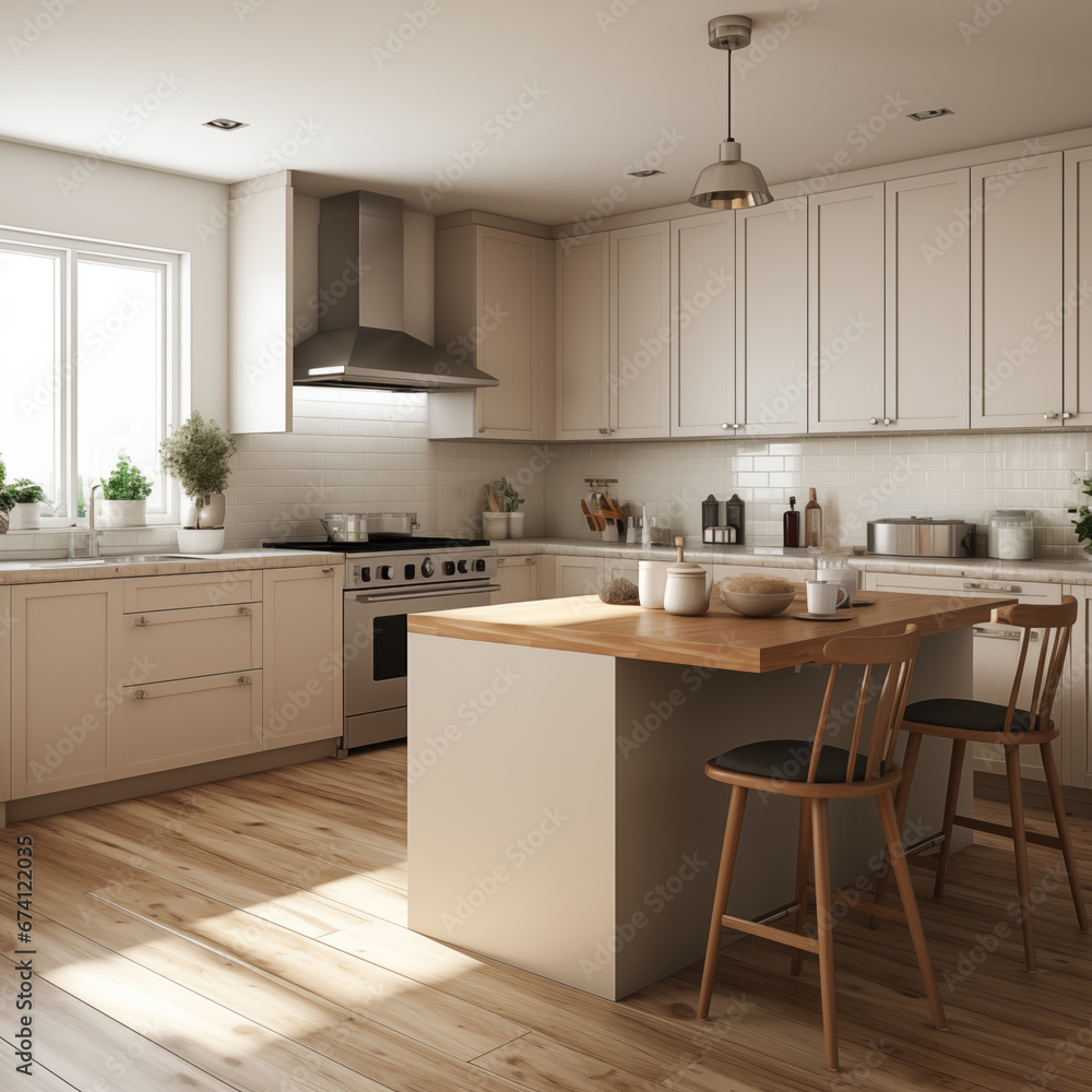 modern kitchen, Generative AI modern kitchen, Generative AI