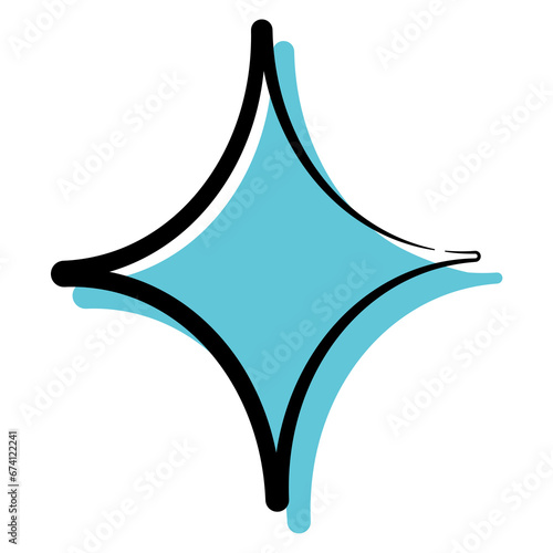 Atomic MCM graphic element mid century