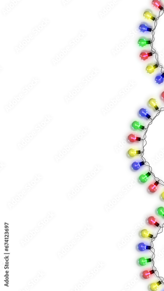 png colorful christmas string lights, vertical social media new year design element on transparent background png colorful christmas string lights, vertical social media new year design element on transparent background