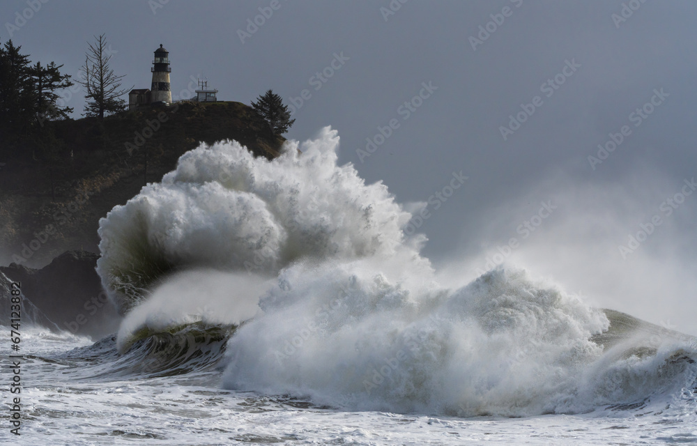 Cape Disappointment Big Waves