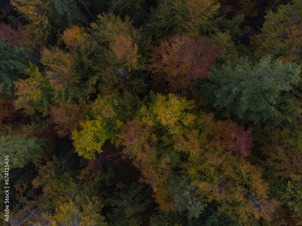 Fall in mountains, Autumn, camper Fall in mountains, Autumn, camper