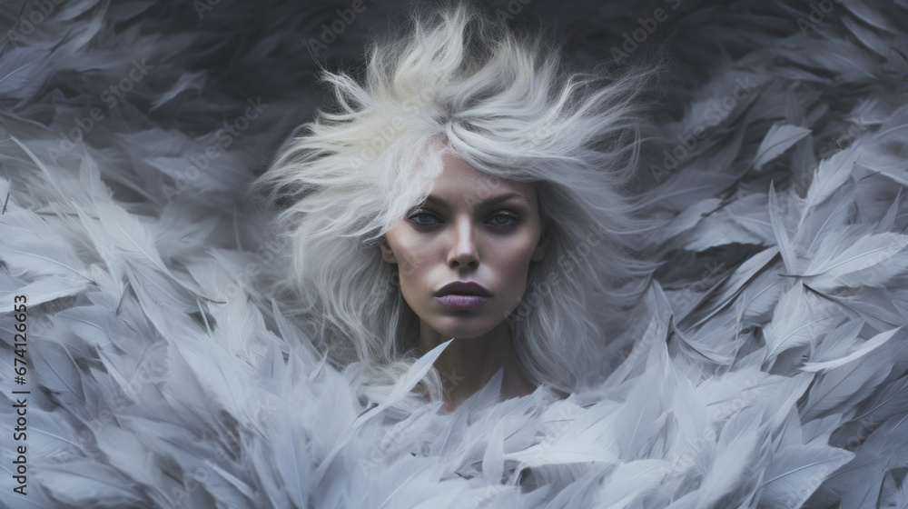 Portrait of a beautiful woman in an old-fashioned style. Women's fashion and beauty. Portrait of a beautiful woman in an old-fashioned style. Women's fashion and beauty.