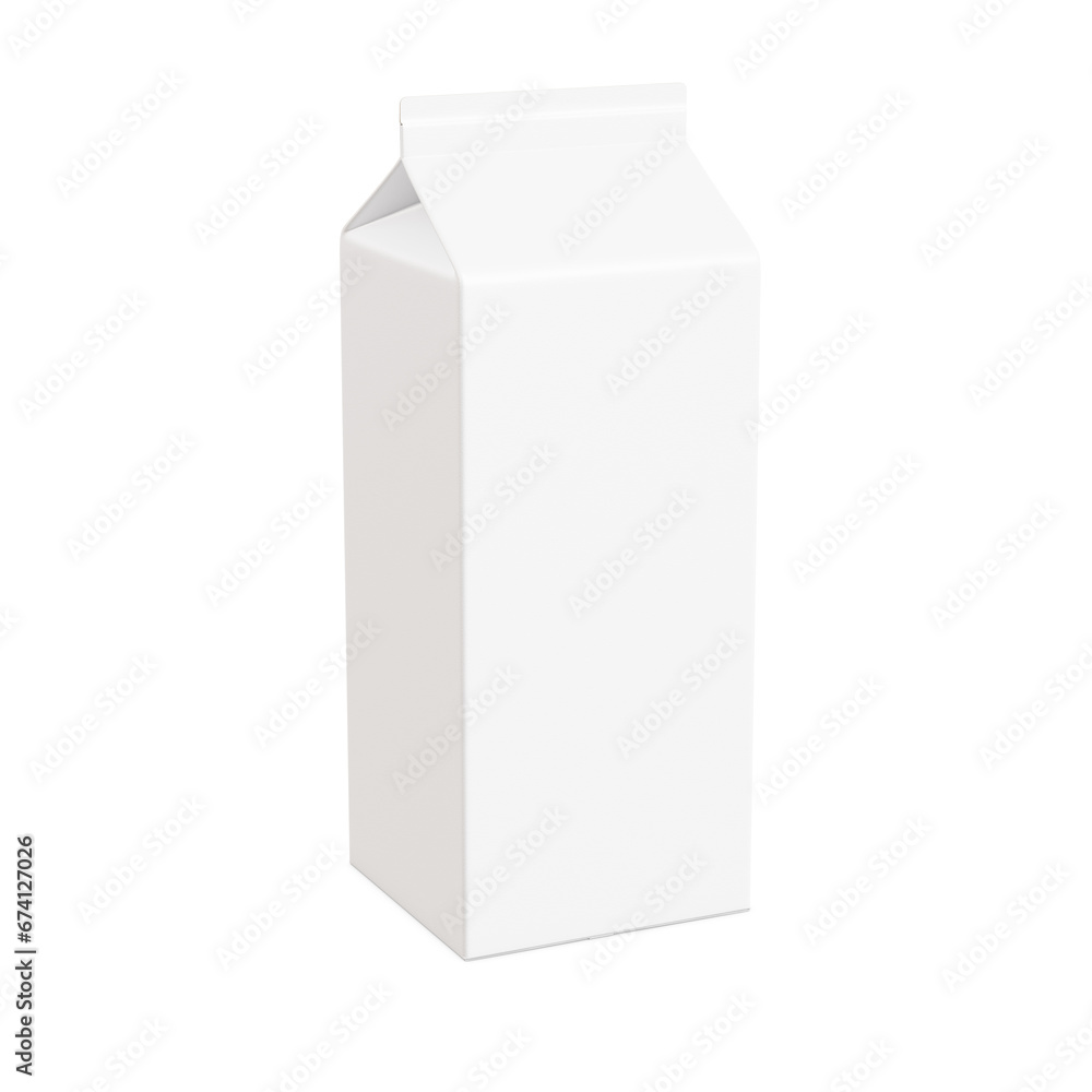 a white image of a milk pack isolated in a default background a white image of a milk pack isolated in a default background