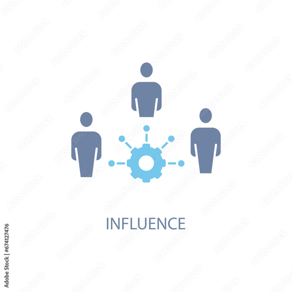 influencer concept line icon. Simple element illustration. influencer concept outline symbol design. influencer concept line icon. Simple element illustration. influencer concept outline symbol design.