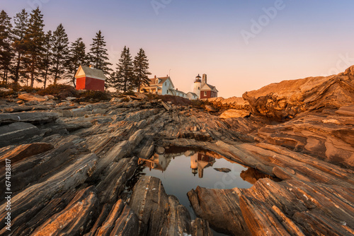 Fototapeta Naklejka Na Ścianę i Meble -  Pemaquid Lighthouse in Maine