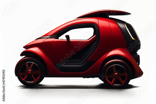 a brand-less generic concept car. a red sports car  © whitecityrecords