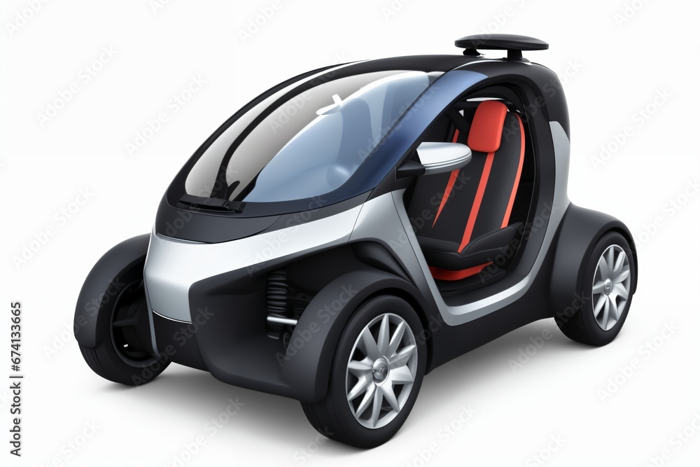 a brand-less generic concept car. Modern electric car on a white background with a shadow. a brand-less generic concept car. Modern electric car on a white background with a shadow.