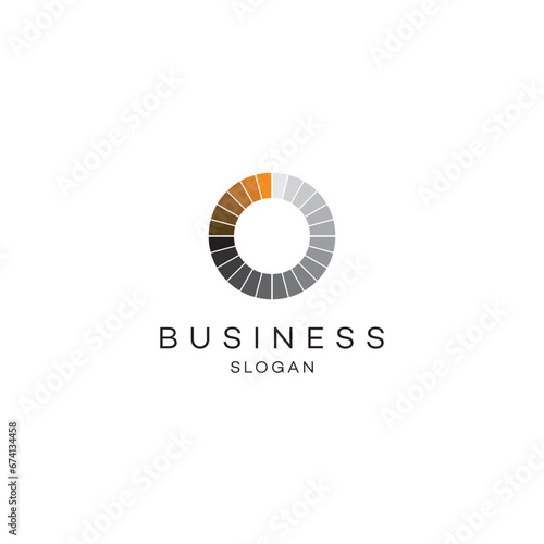 Business digital technology consultant corporate abstract flat minimal modern round circle geomatic international typography nature health Finacial education people energy logo design brand identity 