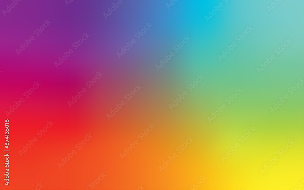Multicolor gradient mesh background. For design. advertising banner, brochure, web etc.