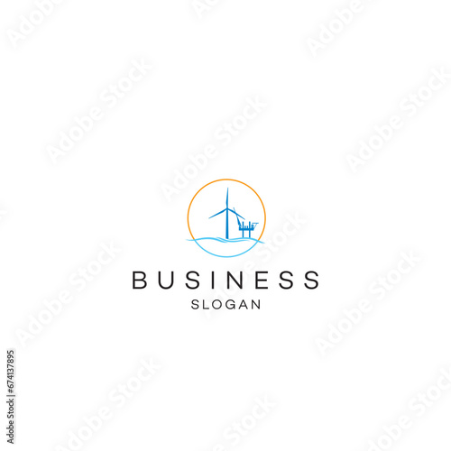 Business digital technology consultant corporate abstract flat minimal modern round circle geomatic international typography nature health Finacial education people energy logo design brand identity 