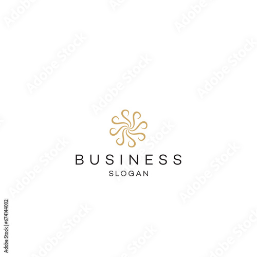 Dental logo design Business digital technology consultant corporate abstract flat minimal modern round circle geomatic international typography nature health Finacial education people brand identity 
